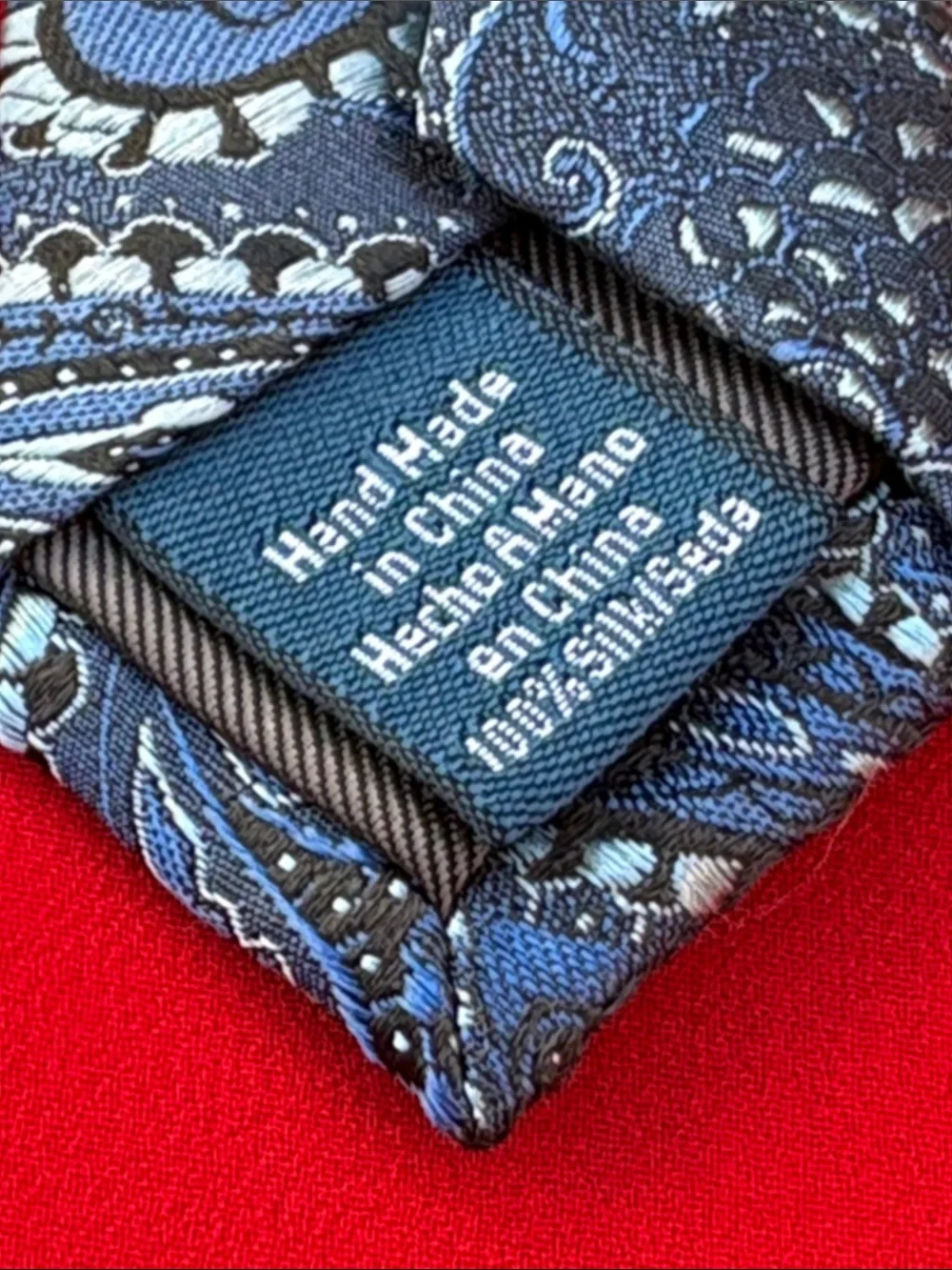 Vince Camuto paisley silk tie!